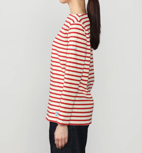 ORCIVAL「ORCIVAL | コットンロード ボートネック フレンチバスクTシャツ WOMEN」|Tシャツ・カットソー|