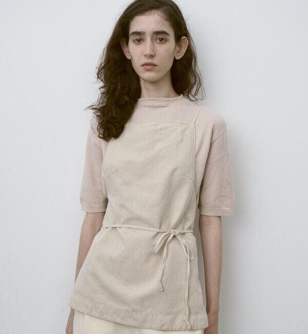 UNFIL「UNFIL | ボトルネック 半袖プルオーバー WOMEN」|ニット・セーター|