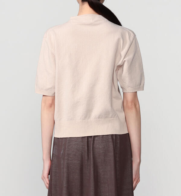 UNFIL「UNFIL | ボトルネック 半袖プルオーバー WOMEN」|ニット・セーター|