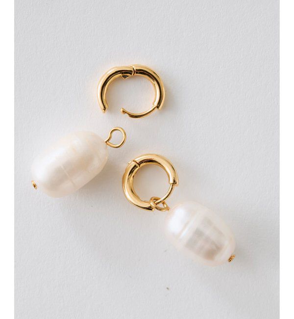 THE PAUSE「【THE PAUSE】パールドロップピアス」|リング|
