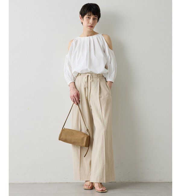 THE PAUSE「【THE PAUSE】オープンショルダーブラウス」|シャツ・ブラウス|