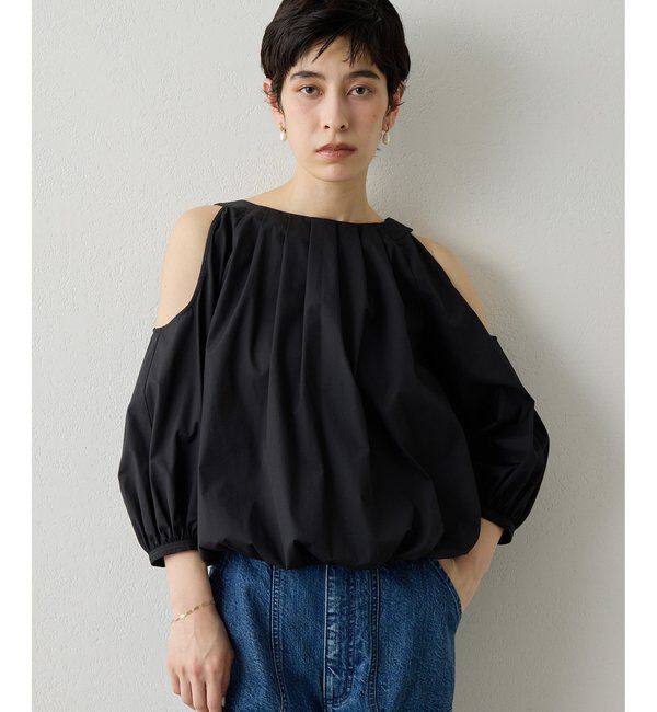 THE PAUSE「【THE PAUSE】オープンショルダーブラウス」|シャツ・ブラウス|
