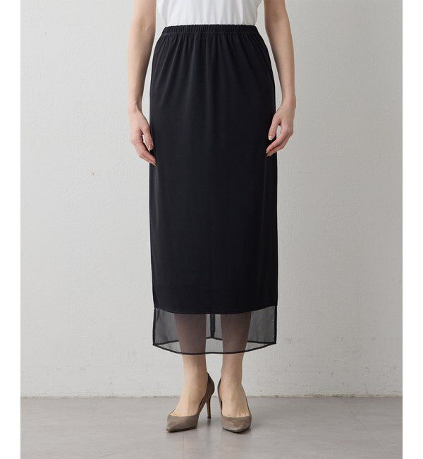 THE PAUSE「【THE PAUSE】シアーヘムタイトスカート」|スカート|