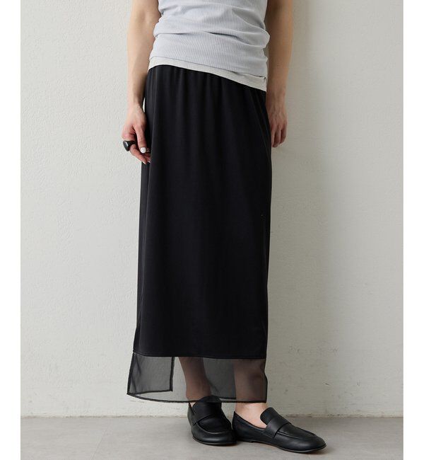 THE PAUSE「【THE PAUSE】シアーヘムタイトスカート」|スカート|