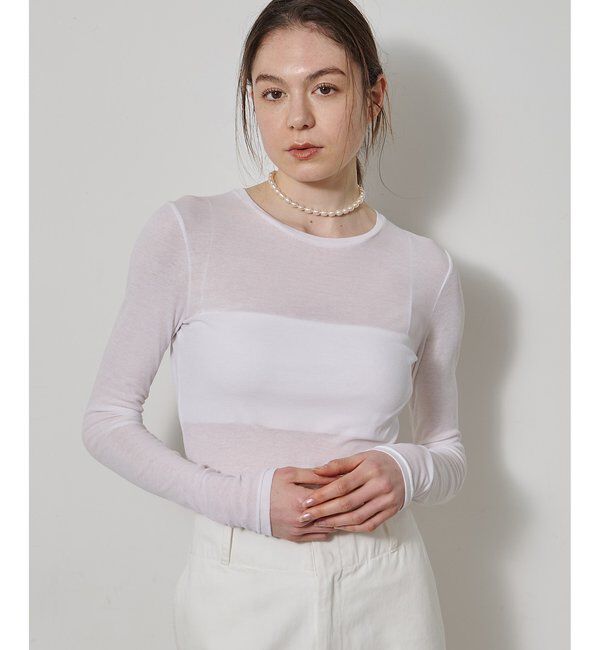  「シアーストレッチロンTEE」|Tシャツ・カットソー|