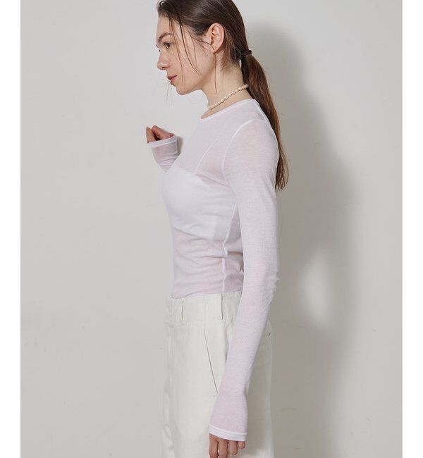  「シアーストレッチロンTEE」|Tシャツ・カットソー|