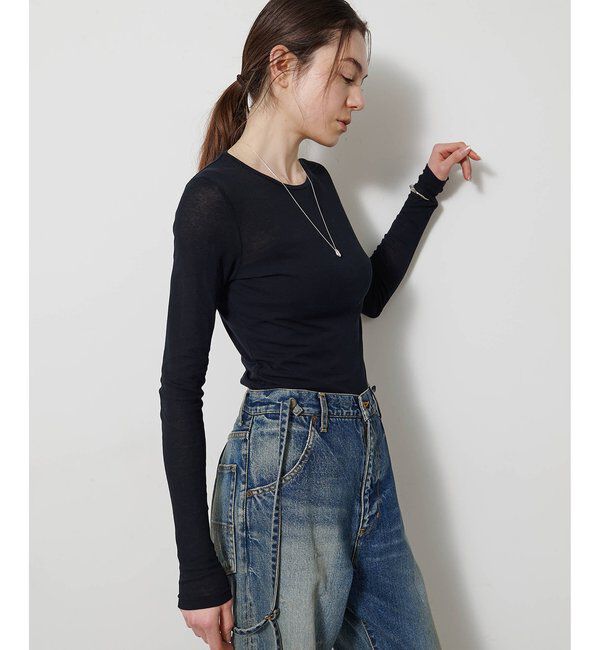  「シアーストレッチロンTEE」|Tシャツ・カットソー|