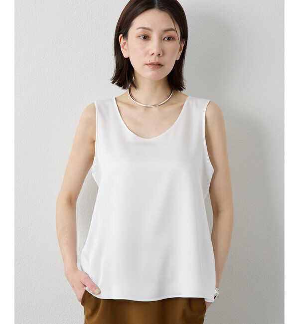 Drawing Numbers「【Drawing Numbers】ダブルサテンタンクブラウス」|シャツ・ブラウス|