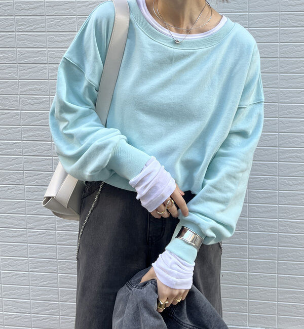  「【新色追加/毎年大人気！】裏毛スウェット」|Tシャツ・カットソー|ミント
