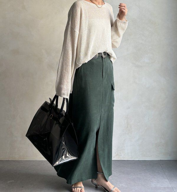  「ペーパーヤーンプルオーバー」|ニット・セーター|