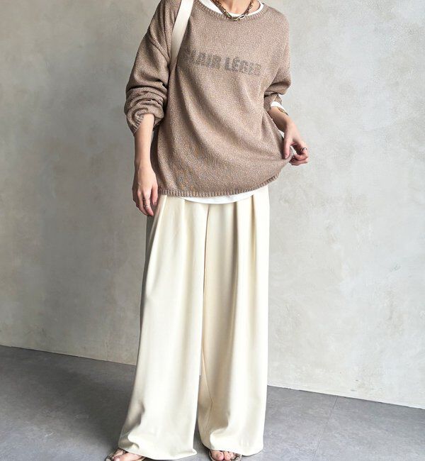  「ペーパーヤーンプルオーバー」|ニット・セーター|