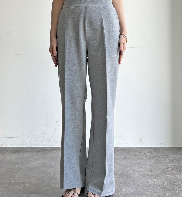  「センタープレスセミフレアパンツ」|チノ|