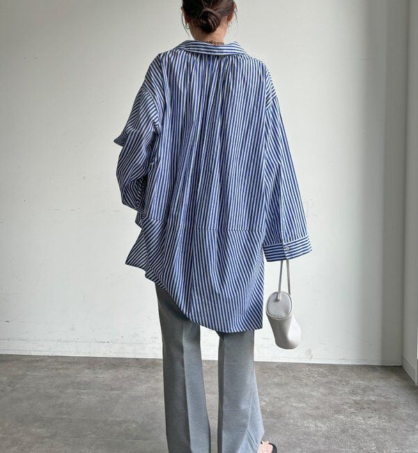  「センタープレスセミフレアパンツ」|チノ|