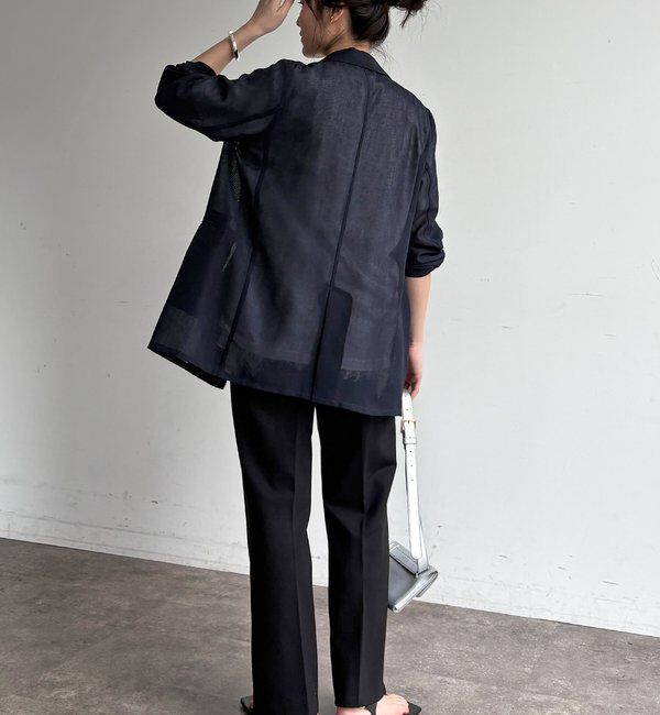  「センタープレスセミフレアパンツ」|チノ|