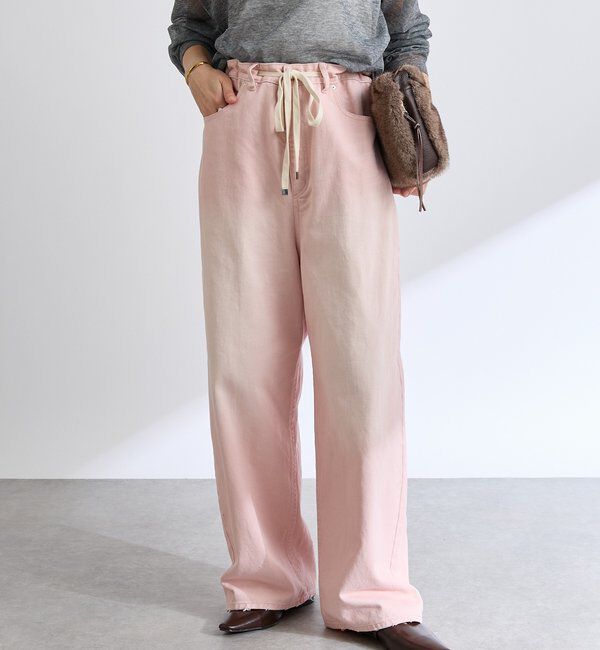  「【遊び心をプラス】ドロストカラーパンツ」|チノ|