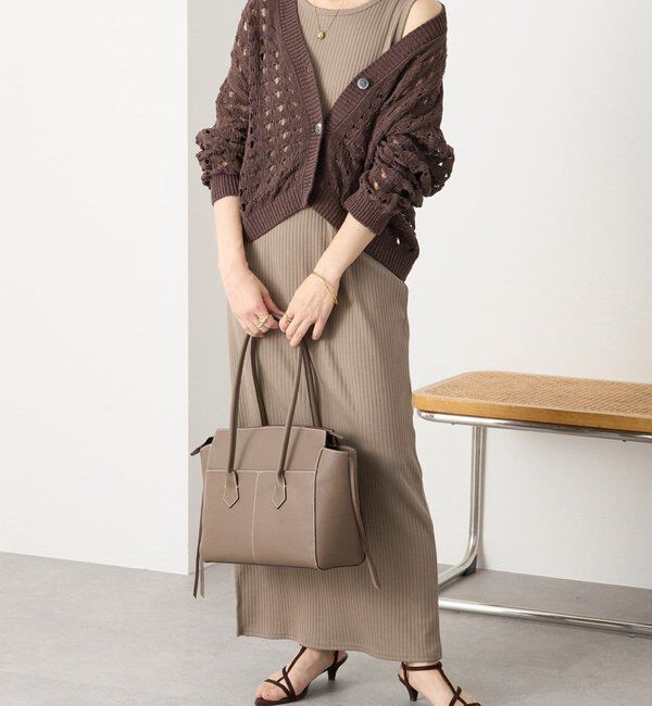  「【シリーズ累計販売数一万枚突破！】2WAYリブタンクワンピース」|ワンピース|