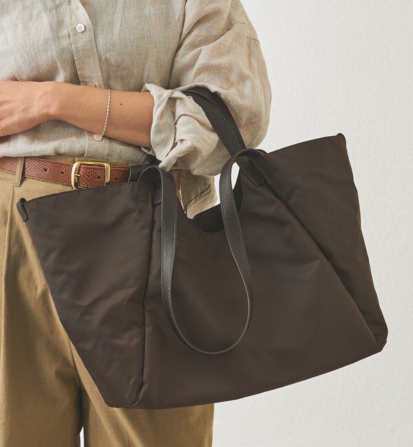  「【大容量で実用性抜群】ナイロン2wayトート」|クラッチバッグ|