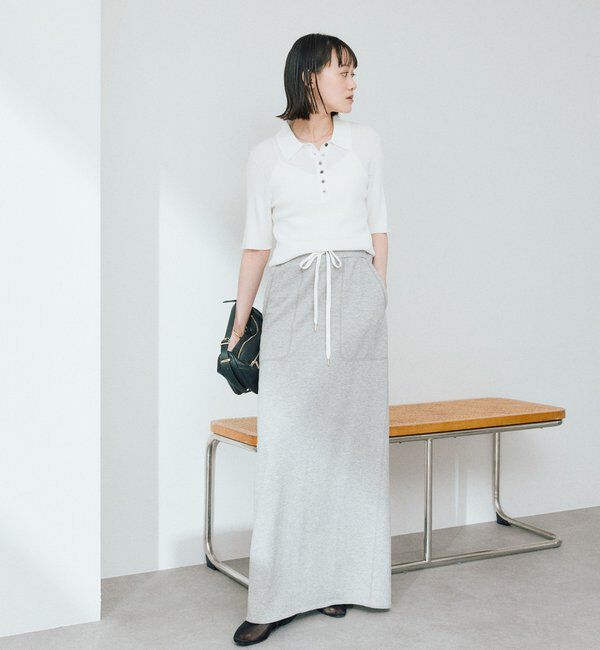  「【オンオフ使える】クールフィールポロニット」|ニット・セーター|