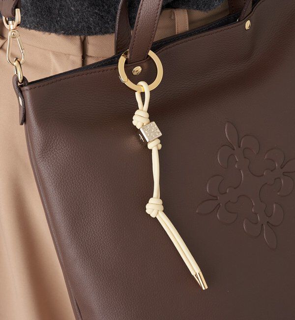  「レザーコードバッグチャーム」|チャーム・キーホルダー|