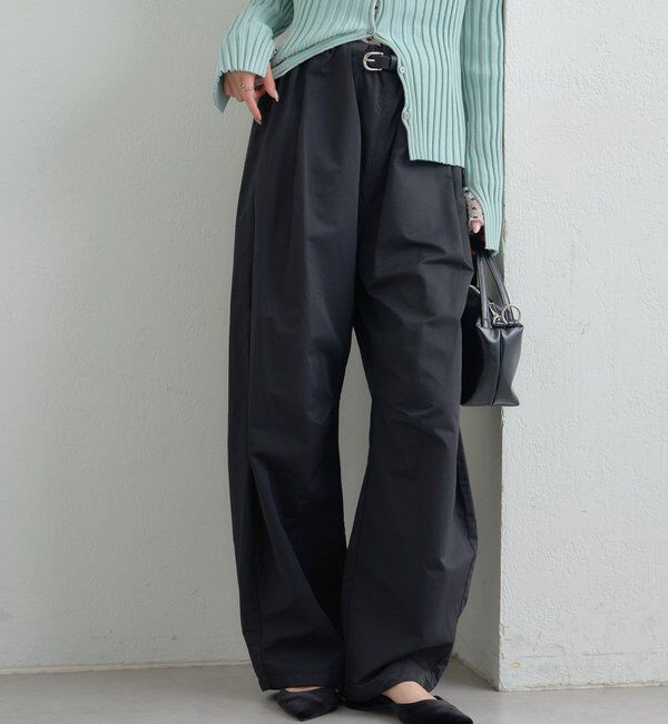  「ボリュームイージーパンツ」|チノ|