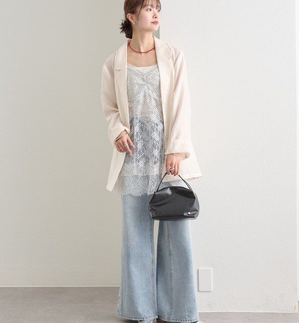  「ドットレースキャミチュニック」|シャツ・ブラウス|