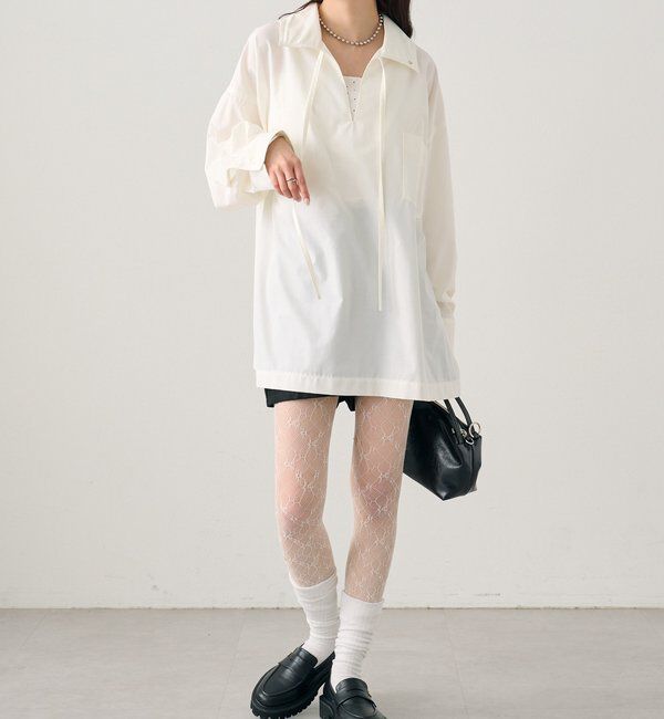  「襟付きスキッパーシャツ」|シャツ・ブラウス|