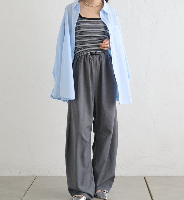  「パット付きマルチボーダーキャミソール」|キャミソール|