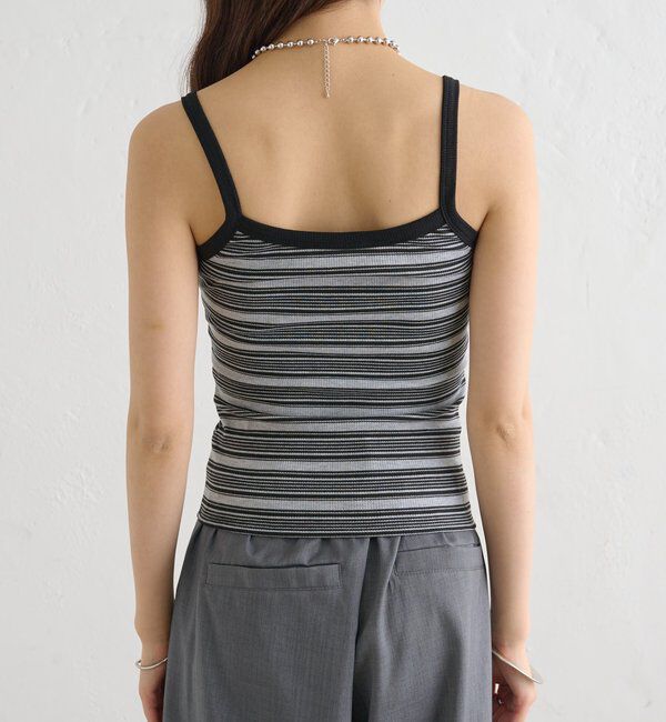  「パット付きマルチボーダーキャミソール」|キャミソール|