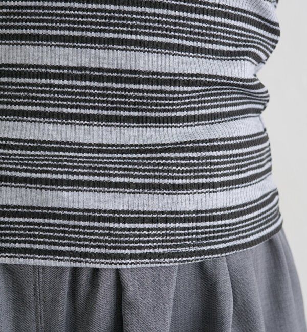  「パット付きマルチボーダーキャミソール」|キャミソール|