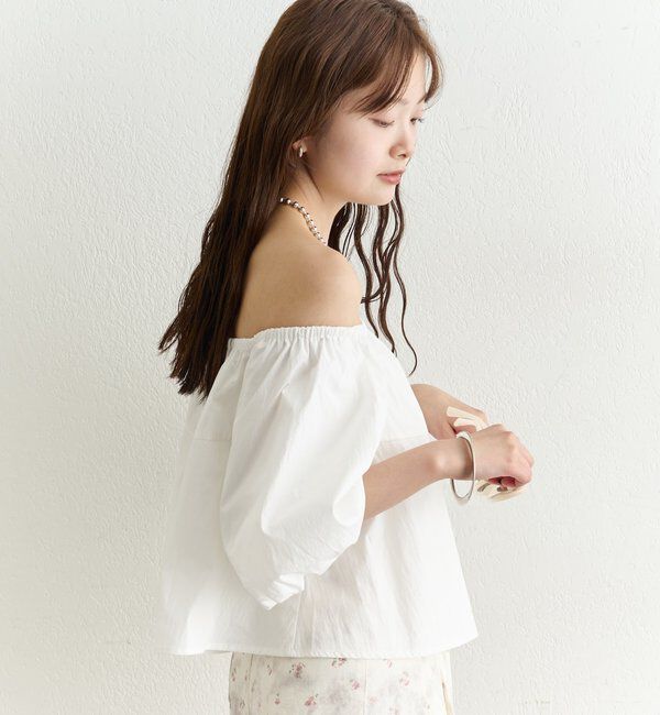  「オフショル袖バルーンブラウス」|シャツ・ブラウス|