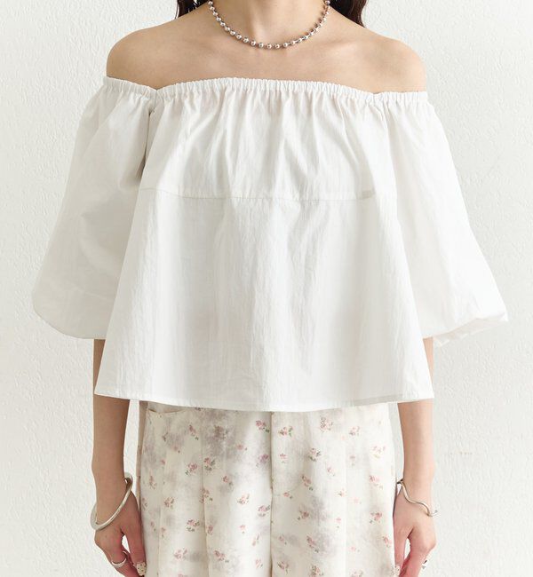  「オフショル袖バルーンブラウス」|シャツ・ブラウス|