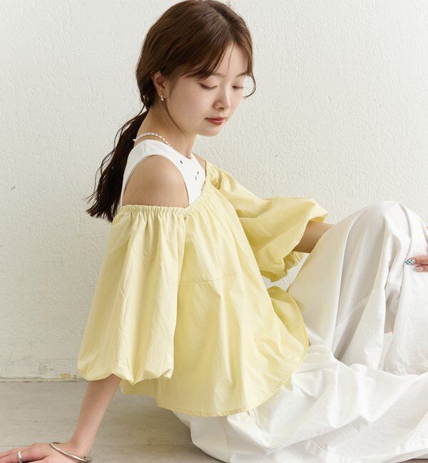  「オフショル袖バルーンブラウス」|シャツ・ブラウス|