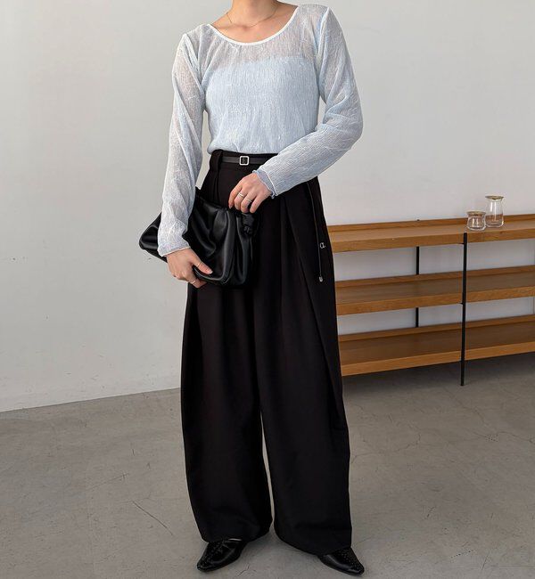  「【リバーシブル/前後2WAY】ワッシャーリバプルオーバー」|Tシャツ・カットソー|