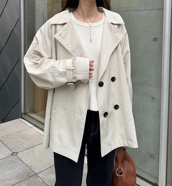  「【サイズ展開あり】バックギャザーコート」|その他|