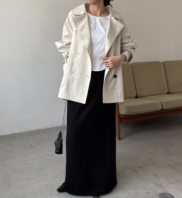  「【サイズ展開あり】バックギャザーコート」|その他|