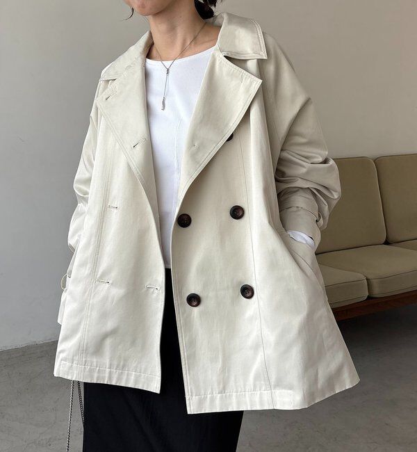  「【サイズ展開あり】バックギャザーコート」|その他|