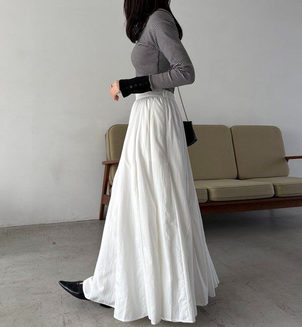  「【低身長サイズあり】ランダム切替フレアスカート」|スカート|