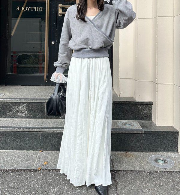  「【低身長サイズあり】ランダム切替フレアスカート」|スカート|