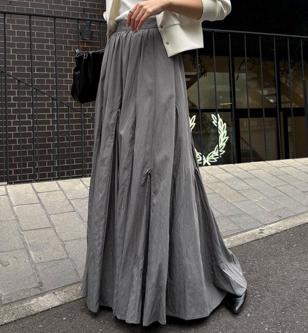  「【低身長サイズあり】ランダム切替フレアスカート」|スカート|