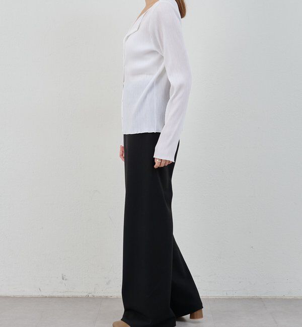  「ダブルクロスワイドパンツ」|チノ|