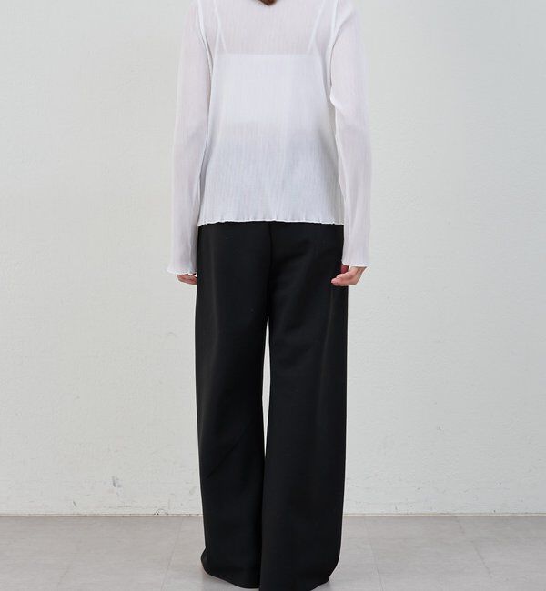  「ダブルクロスワイドパンツ」|チノ|