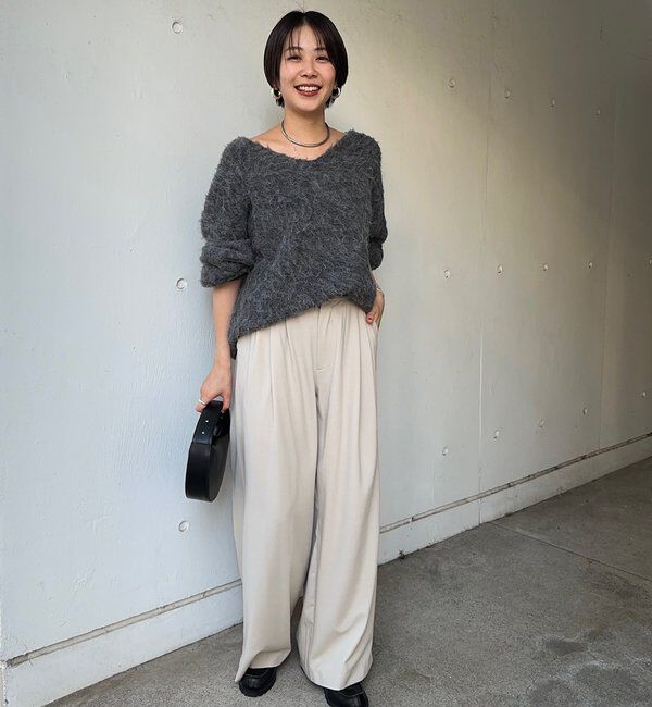  「【インフルエンサー＠tsuru00コラボ】3タックスラックスパンツ」|チノ|