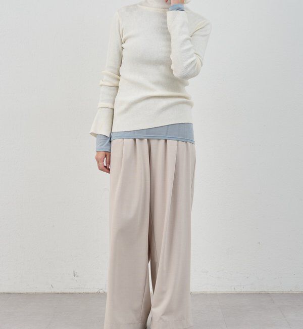  「ハイネックリブニット」|ニット・セーター|