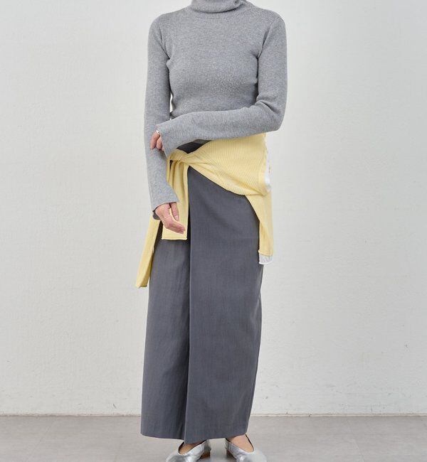  「ハイネックリブニット」|ニット・セーター|