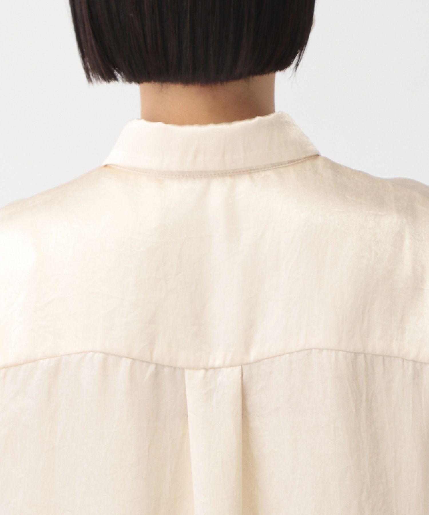 A part by 「チンチラサテンシャツ」|シャツ・ブラウス|