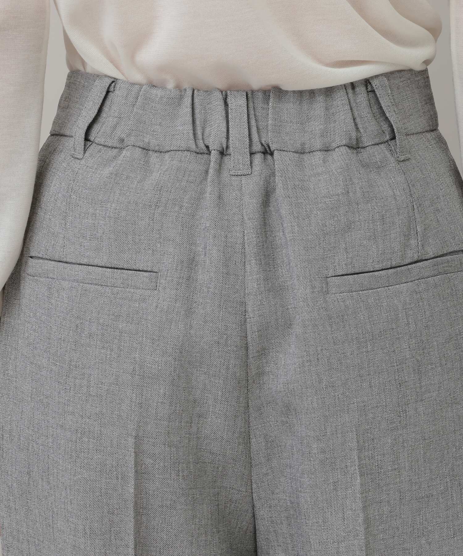 A part by 「【多機能・セットアップ対応可能】リネンライクパンツ」|スラックス|