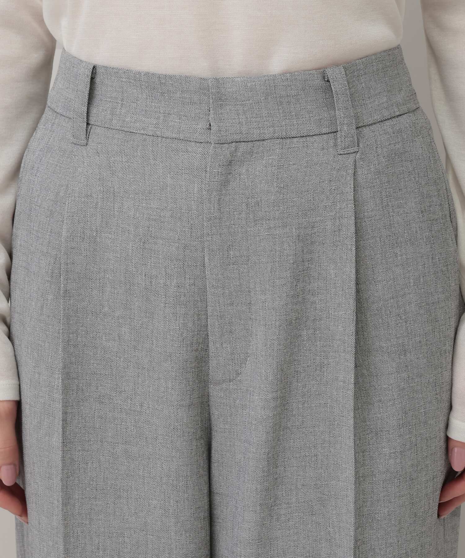 A part by 「【多機能・セットアップ対応可能】リネンライクパンツ」|スラックス|