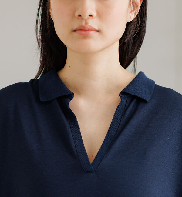 collex「ポロ衿コンビワンピース」|ワンピース|