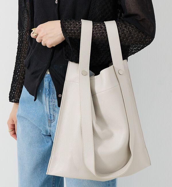 collex「【WEB限定】【BEAURE/ヴュレ】カウレザー 2WAY ハンドル トートバッ」|トートバッグ|