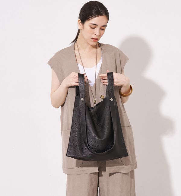 collex「【WEB限定】【BEAURE/ヴュレ】カウレザー 2WAY ハンドル トートバッ」|トートバッグ|